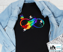Load image into Gallery viewer, Feather & Infinity Sign