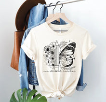 Load image into Gallery viewer, one blessed teacher (flowers / pencil)