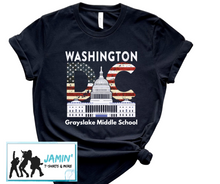 Load image into Gallery viewer, Grayslake Middle School Washington DC (black)