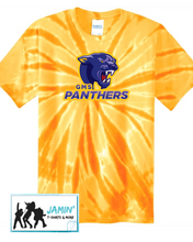 Load image into Gallery viewer, GMS Panthers Tye Dye Tshirt (Color Logo)