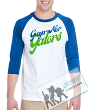 Load image into Gallery viewer, Gwyn-Nor Gators (Green & Blue Cursive font)