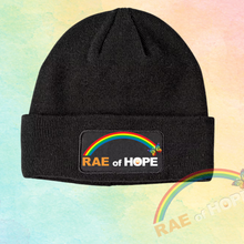 Load image into Gallery viewer, Rae of Hope Knit Hat w/Patch