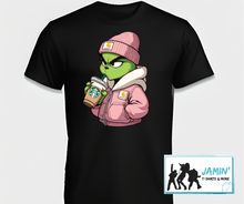 Load image into Gallery viewer, Grinch with Coffee, Hat, and Jacket