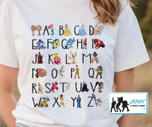 Load image into Gallery viewer, Character Alphabet A B C ...