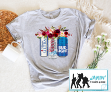 Load image into Gallery viewer, Beer Cans & Flowers
