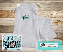 Load image into Gallery viewer, Let is Snow Sweatpants