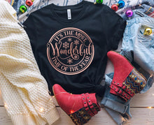 Load image into Gallery viewer, It's the Most Wonderful Time of the Year Rose Gold Font