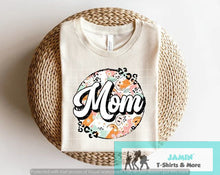 Load image into Gallery viewer, Mom with Leopard (teal & orange)