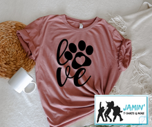 Load image into Gallery viewer, Love with paw print
