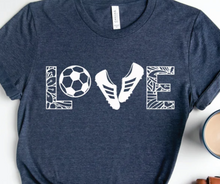 Load image into Gallery viewer, Love (Soccer shoes & ball)