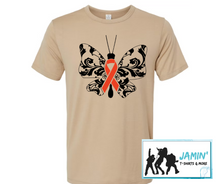 Load image into Gallery viewer, Butterfly & Orange Ribbon HC