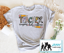 Load image into Gallery viewer, Teacher - Crayons Kids Caffeine (with pencils)