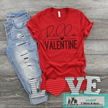 Load image into Gallery viewer, Hello Valentine Black Font