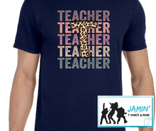 Load image into Gallery viewer, Cheetah "T" Teacher