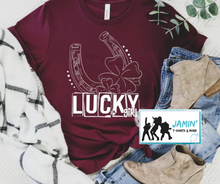Load image into Gallery viewer, Lucky girl with horseshoe
