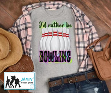 Load image into Gallery viewer, I'd Rather be Bowling