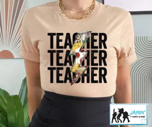 Load image into Gallery viewer, Teacher Repeat with Lightening Bolt