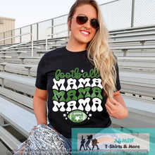 Load image into Gallery viewer, Football Mama (green & white)