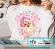 Load image into Gallery viewer, Christmas Vibes (Pink Santa)