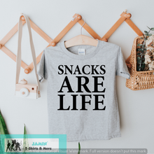 Load image into Gallery viewer, Snacks Are Life (Youth)