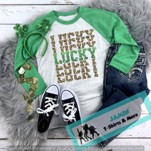 Load image into Gallery viewer, Lucky with Leopard Word Stack