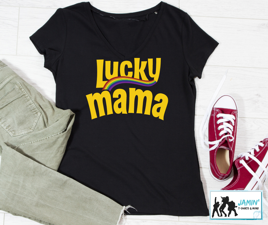 トップス lucky mama Lucky Mama – Jamin' T-Shirts & More