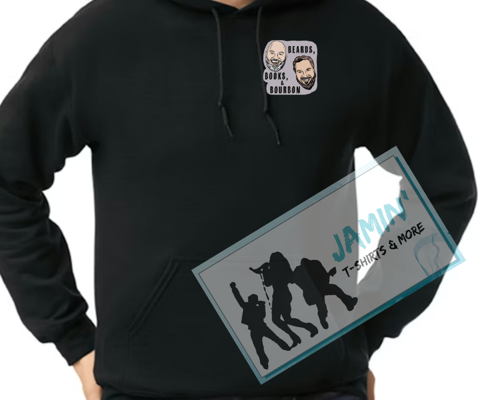 Beards, Books, & Bourbon Pocket Logo