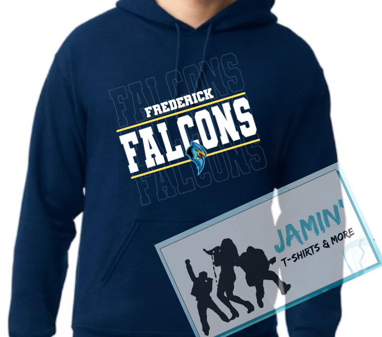 Frederick Falcons (Slant Repeat)