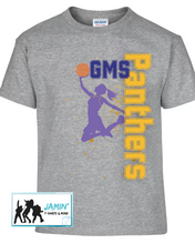 Load image into Gallery viewer, GMS Panthers Basketball (girl silhouette)
