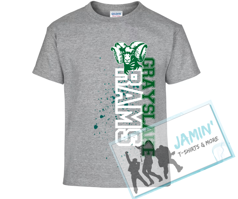 Grayslake Rams (Side Font)