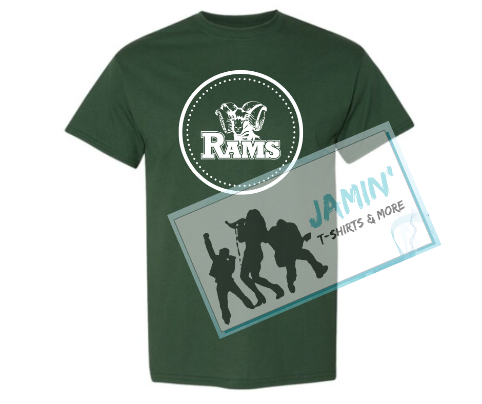 Grayslake Rams (Mascot with White Circle)
