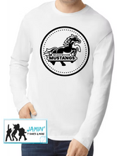 Load image into Gallery viewer, Meadowview Mustangs (black font with circle)

