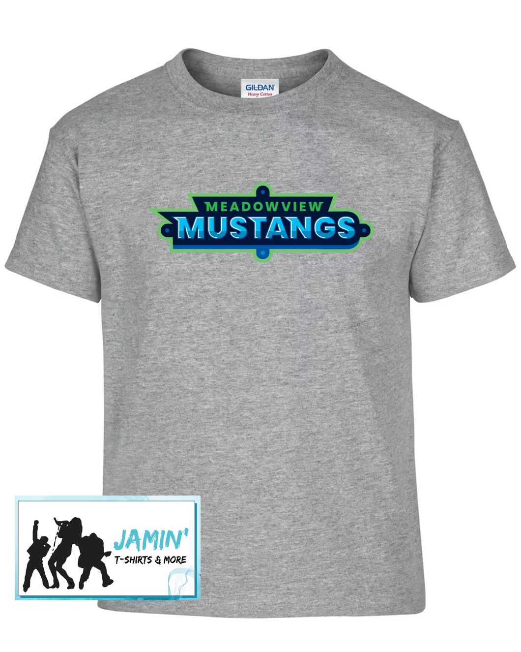 Meadowview Mustangs (Line Logo)