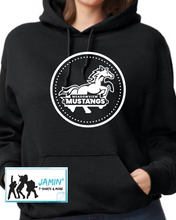Load image into Gallery viewer, Meadowview Mustangs (white font with circle)
