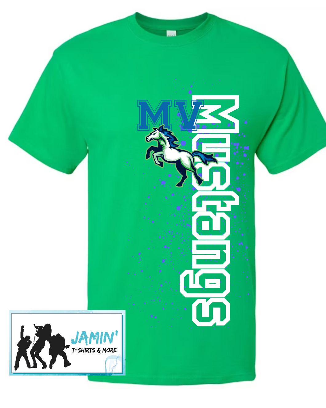MV Mustangs (mustang) Side Font