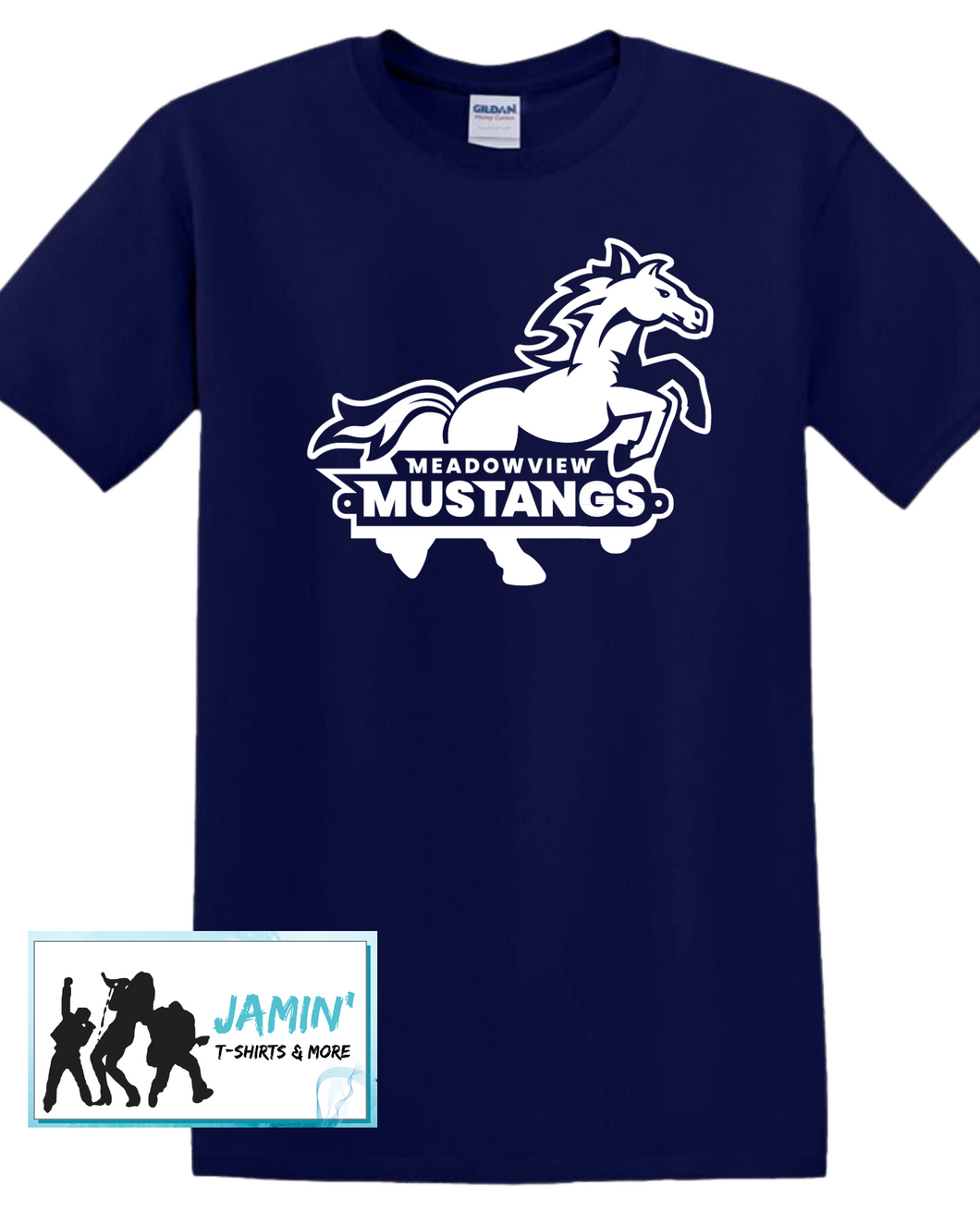 Meadowview Mustangs (White Logo)