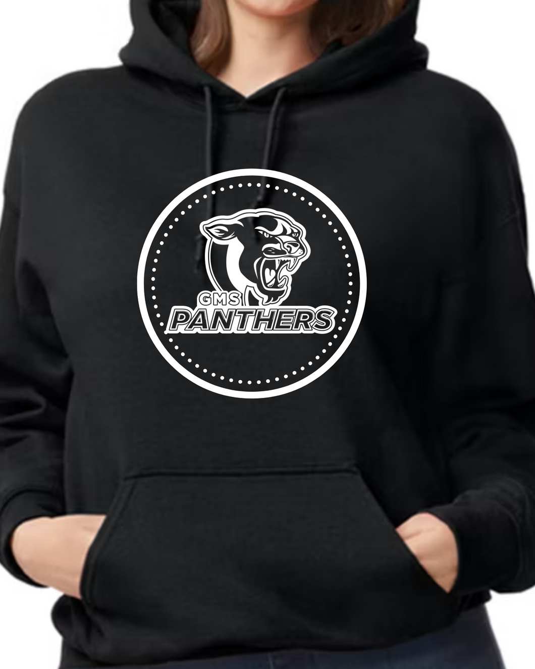 GMS Panthers (white font with circle)