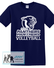 Load image into Gallery viewer, GMS Panthers Volleyball White Logo
