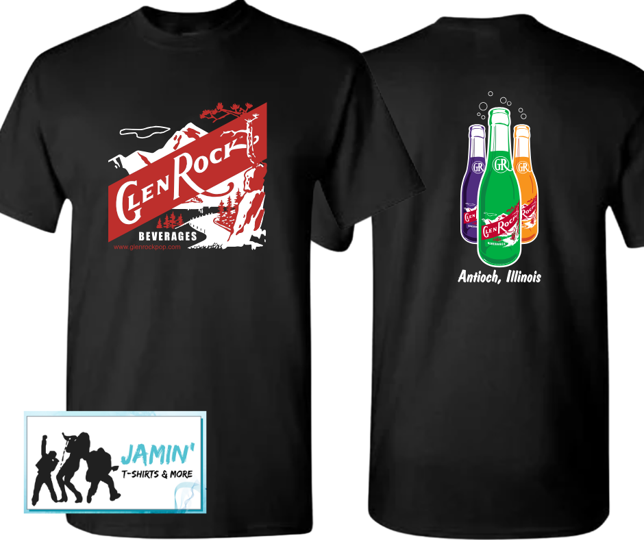 GlenRock™ Pop (Main Logo w/ Bottles)