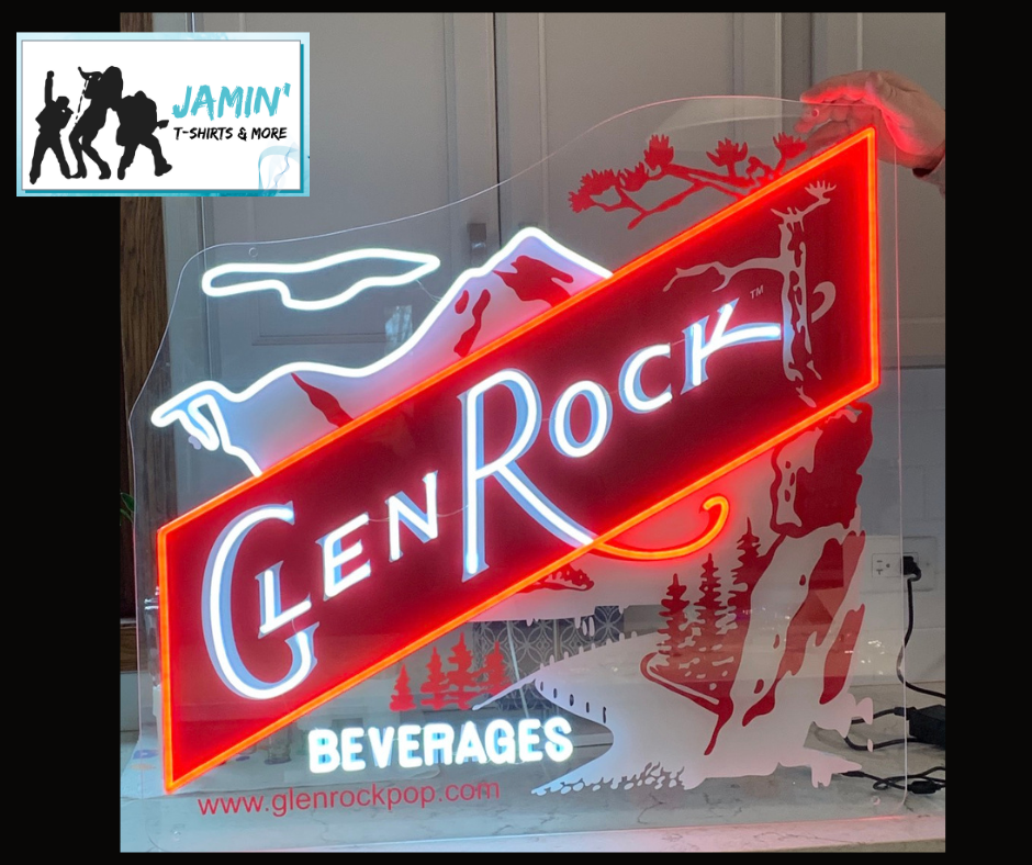 GlenRock™ Pop Neon Sign (Main Logo)