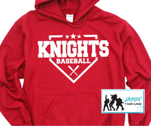 Load image into Gallery viewer, Knights Baseball (white font)
