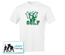 Load image into Gallery viewer, Golf with Rams Mascot (green font)
