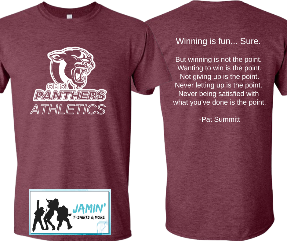 GMS Panthers Soccer w/ Pat Summitt Quote