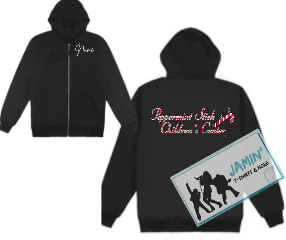 Peppermint Zip Hoodie