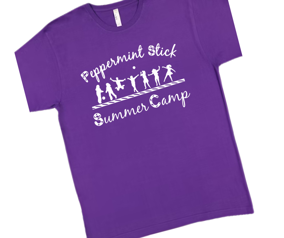 *Current* Peppermint Stick SUMMER CAMP TShirt