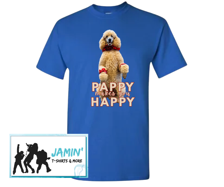 Pappy Makes You Happy (tan font)