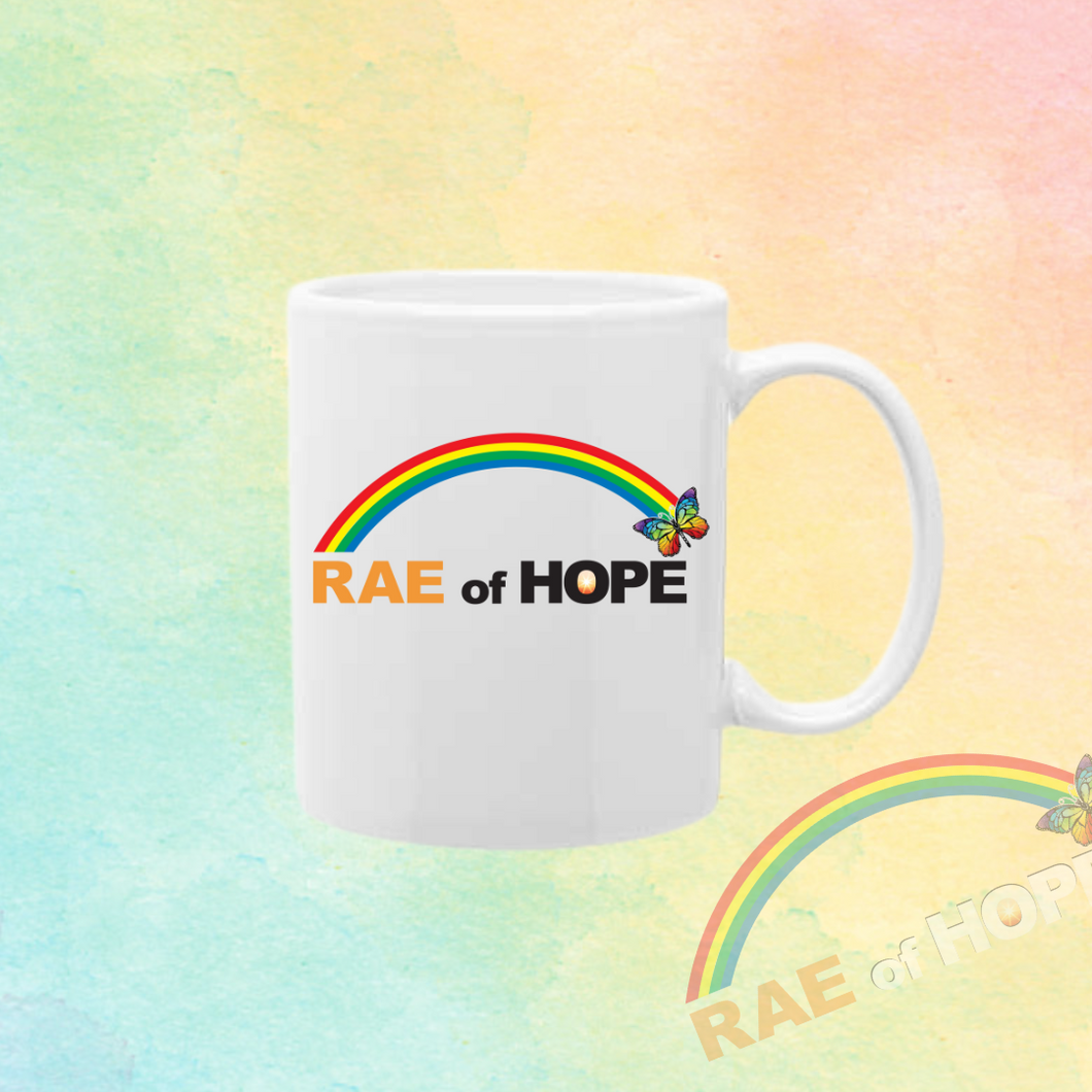 Rae of Hope Mug (WHITE)