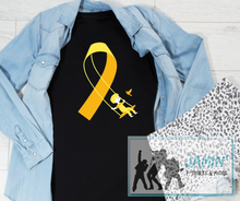 Load image into Gallery viewer, Yellow Ribbon (Childhood Cancer)
