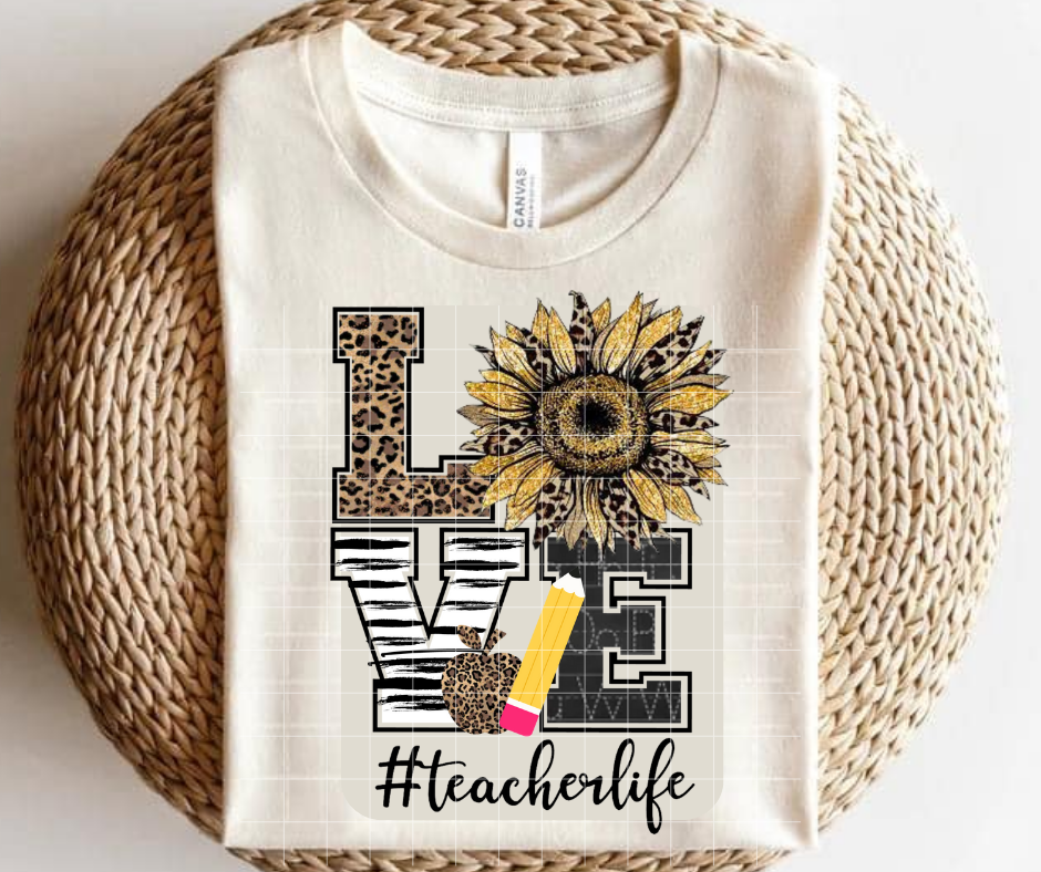 Love (sunflower & pencil) #teacherlife