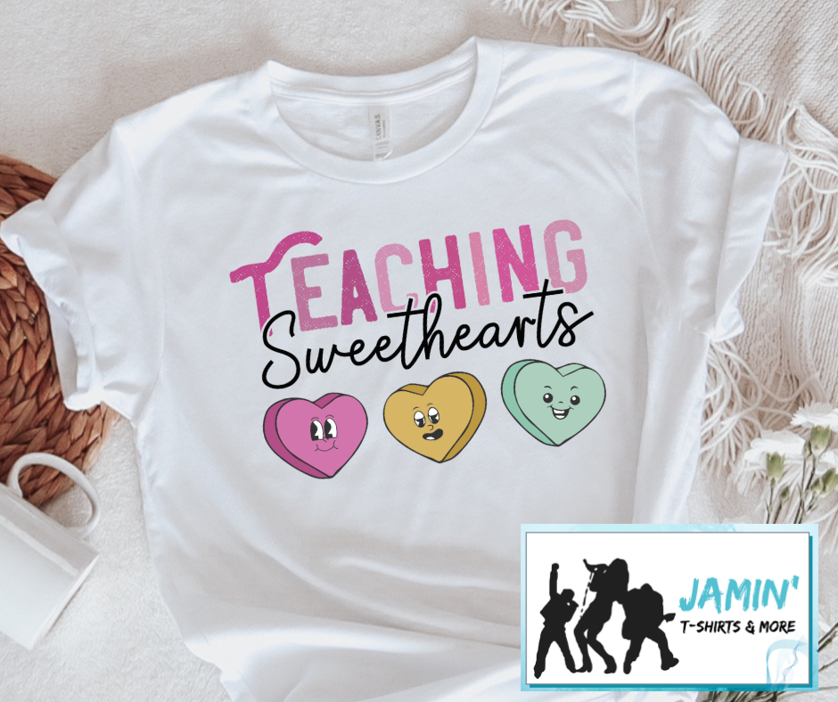 Teaching Sweethearts (conversation hearts)